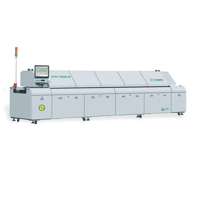 De geleide Solderende Smt-Terugvloeiingsoven/220v leidde Lichte het Maken Dubbele Machine - Sporentransportband