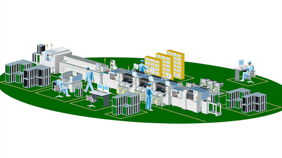 Geleide de Bolproductielijn 52000CPH van SMD SMT